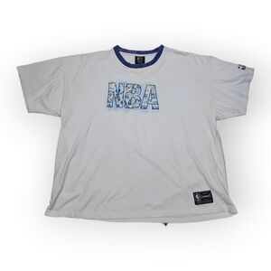 Vintage NBA Shirt Adult Large White NBA Basketball UNK Athletic Mens Size XXL